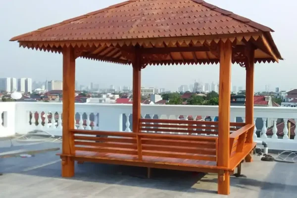 Gazebo Kayu Jati