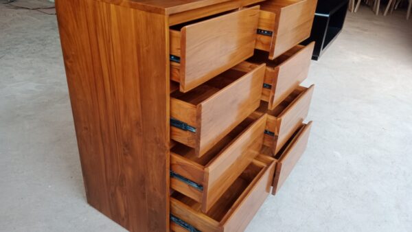 lemari laci kayu jati