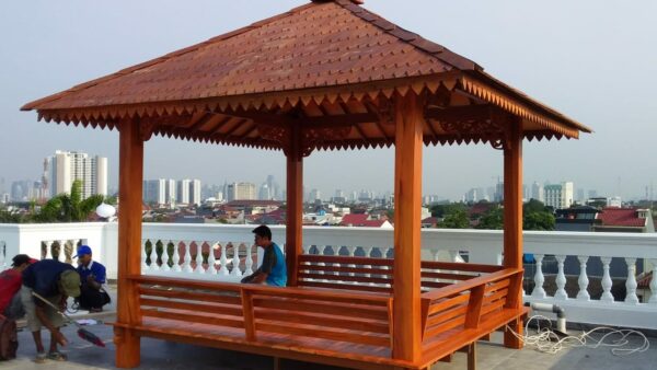 Gazebo Kayu Jati
